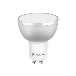 Tellur WiFi Smart LED RGB žárovka GU10, 5 W, čirá, teplá bílá