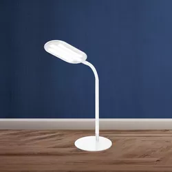 Stolní lampa slimline, bílá