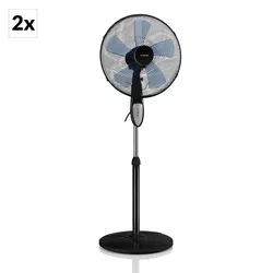 Summerjam, 2 x stojanový ventilátor, sada dvou ventilátorů, 50 W, 3 stupně