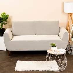 4Home Multielastický potah na dvojkřeslo Comfort smetanová, 140 - 180 cm